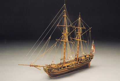 HMS Racehorse bomb ketch 1:47
