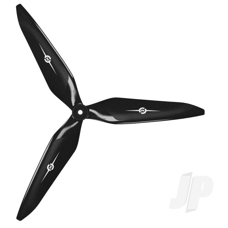 11x10 3X Power X-Class Giant Racing Drone Propeller (CW) Reverse/Pusher Black