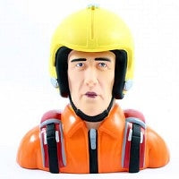 MIRACLE HELMET 1/3TH PILOT - RED (H156xL156xW98mm)