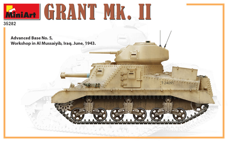 Miniart 1/35 British Grant Mk II Tank 35382