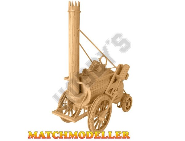 Matchbuilder Stephens Rocket Locomotive Kit (TAS006467)