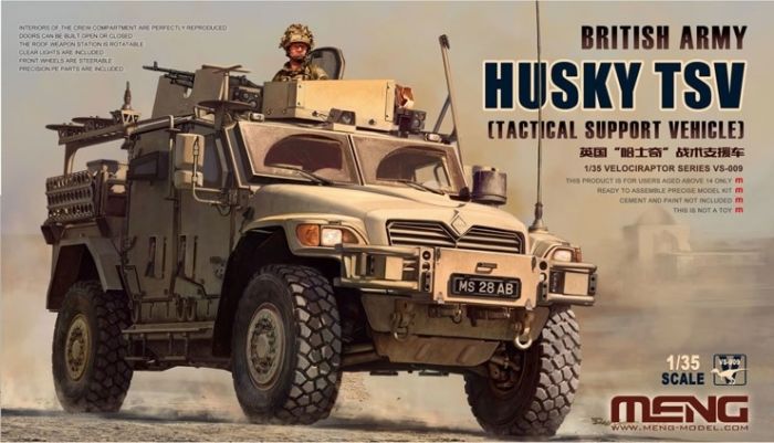 Meng Model 1/35 British Army Husky TSV Kit MNGVS-009