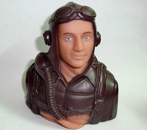 1/6 WWII US prime paint pilots Painted Eyes with base coat need finishing
