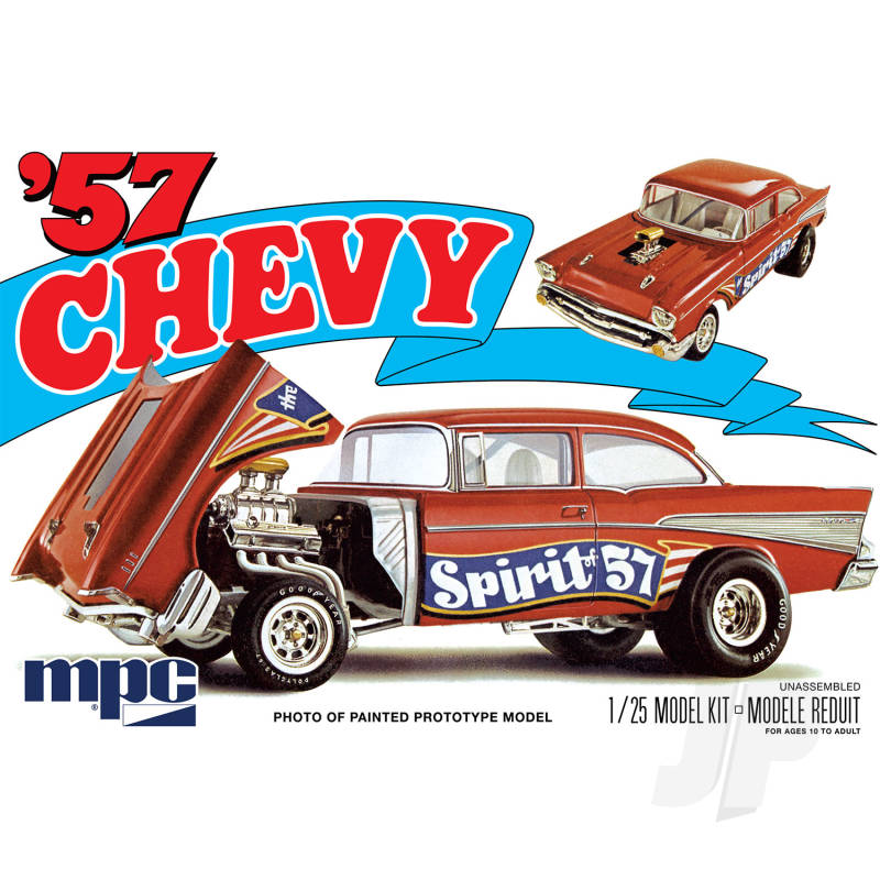MPC 1/25 1957 Chevy Flip Nose Spirit of 57 Kit MPC904