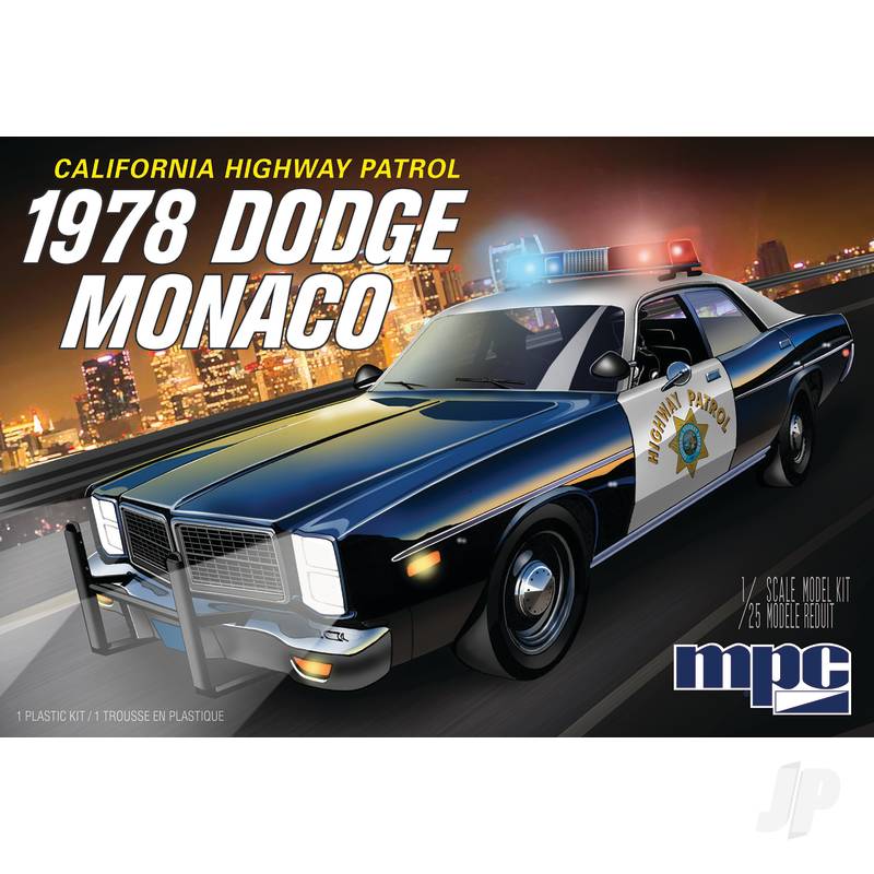 MPC 1/25 1978 Dodge Monaco CHP Police Car 2T kit