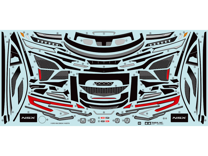 Tamiya 1/10 RC Honda NSX (2016) (TT-02) 58634