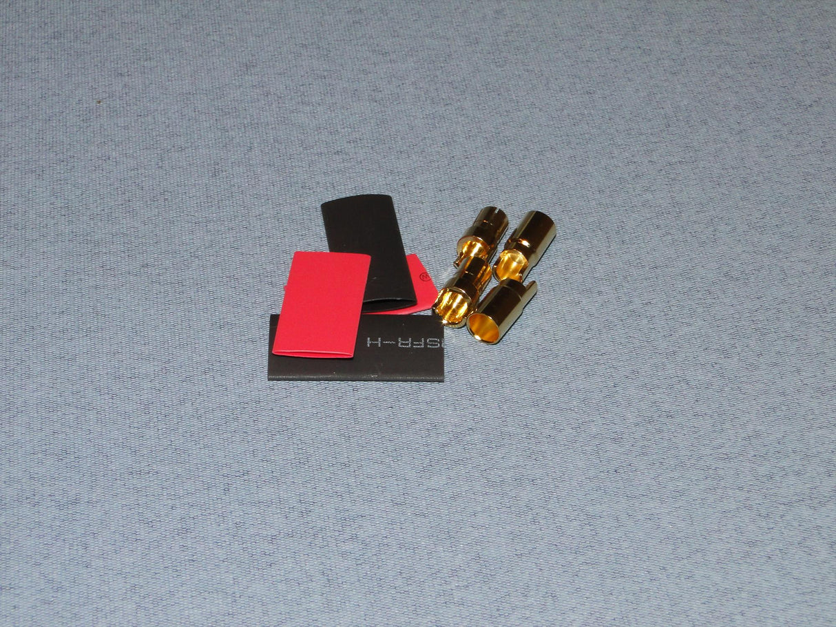 6.0mm Gold Bullet Connectors 10prs