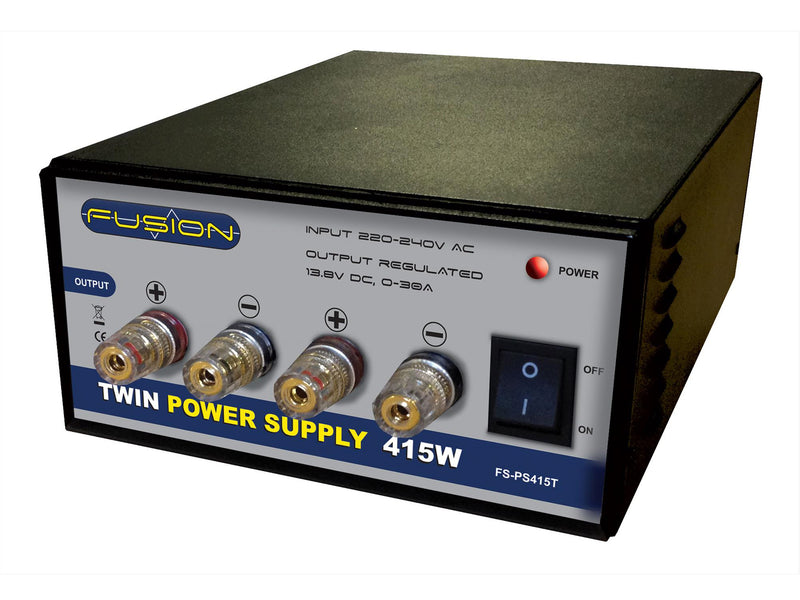 Fusion 415W 13.8V Twin Power Supply - Euro