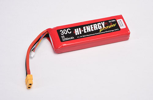 Hi-Energy 3S 3200mAh 30C XT60 Connector