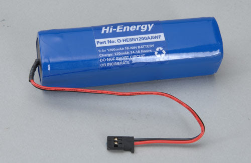 Hi-Energy 9.6v 1200mAh NI-MH Tx Pack Square