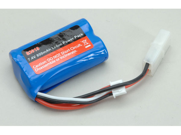 7.4v 800mAh Li-Ion Batt. -Mad Shark Tamiya plug O-JS-82019