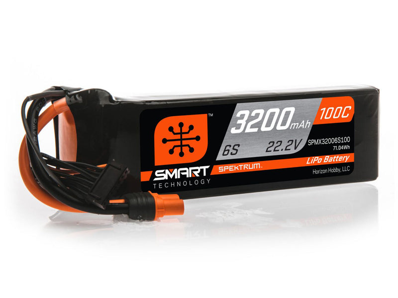 3200mAh 6S 22.2V 100C Smart LiPo Battery; IC3