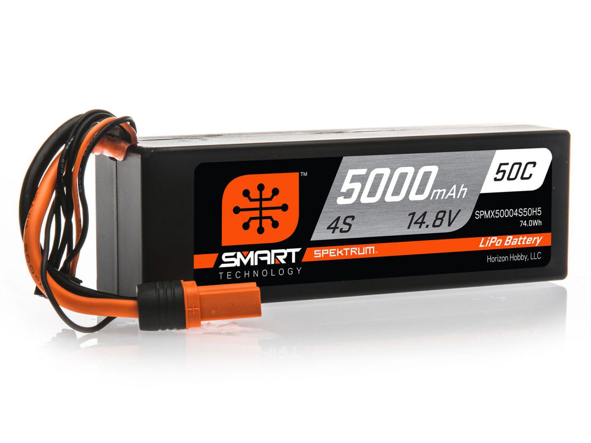 5000mAh 4S 14.8V 50C Smart LiPo Hardcase - IC5