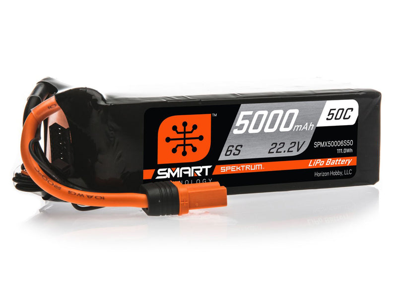 5000mAh 6S 22.2V 50C Smart LiPo Battery; IC5
