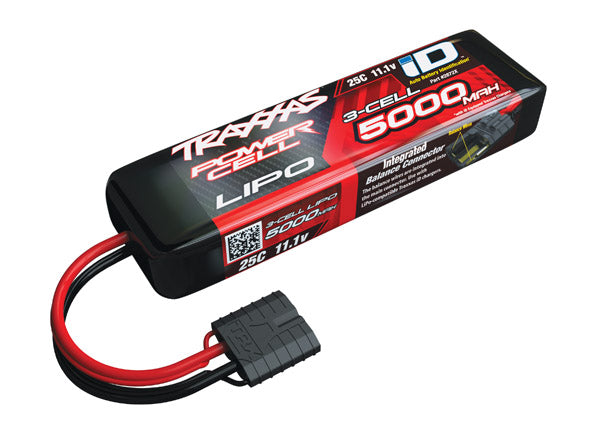 Traxxas 5000mAh 11.1V 3S 25C LiPo ID Battery - E-Revo SlashSpartan