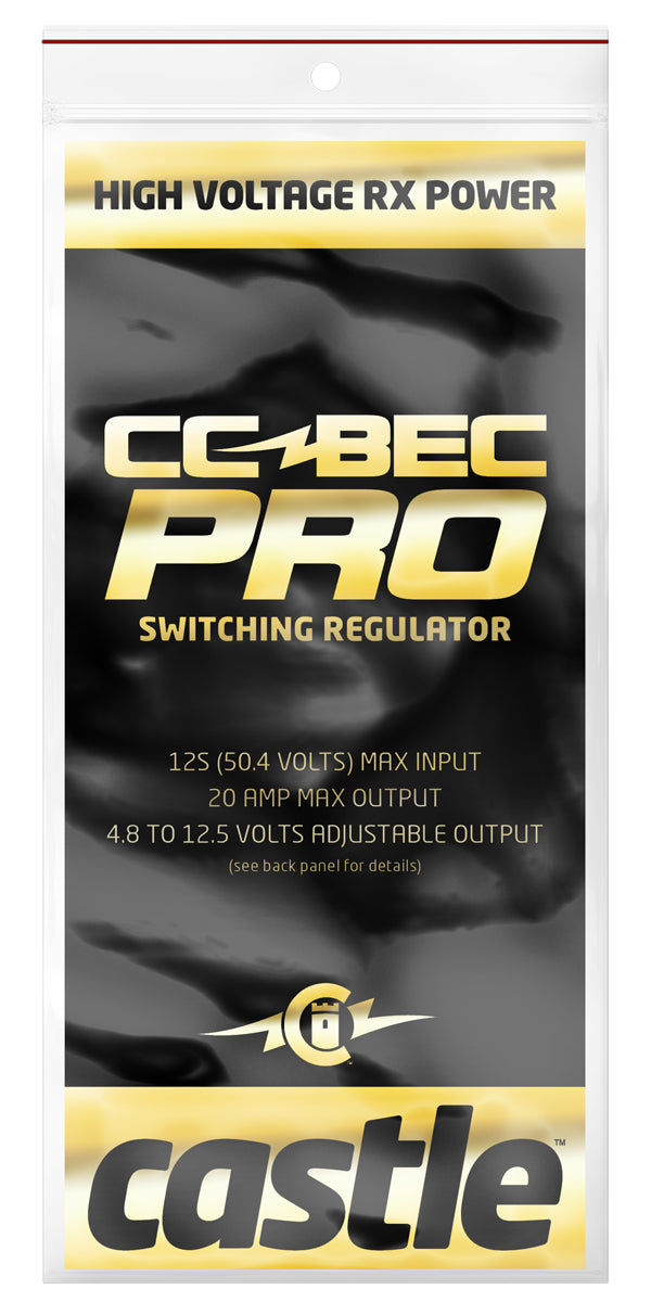 Castle BEC Pro - 20A Voltage Regulator 50V Max