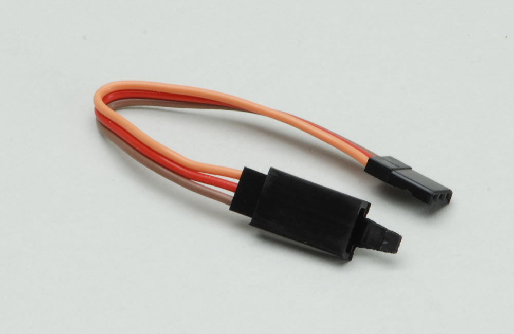 JR/Spektrum Extension Lead with Clip (Heavy Duty) 100mm