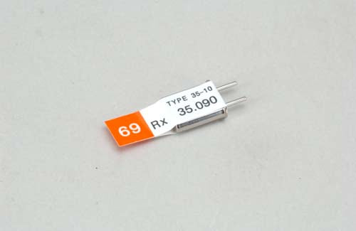 Futaba 35mhz Dual Conversion Ch 69 (35.090)FM Receiver Crystal