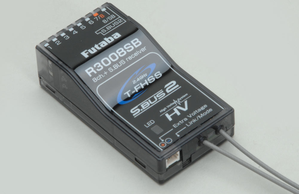 Futaba R3008SB 8ch Rx T-FHSS (S-Bus) (HV) 2.4GHz Bagged