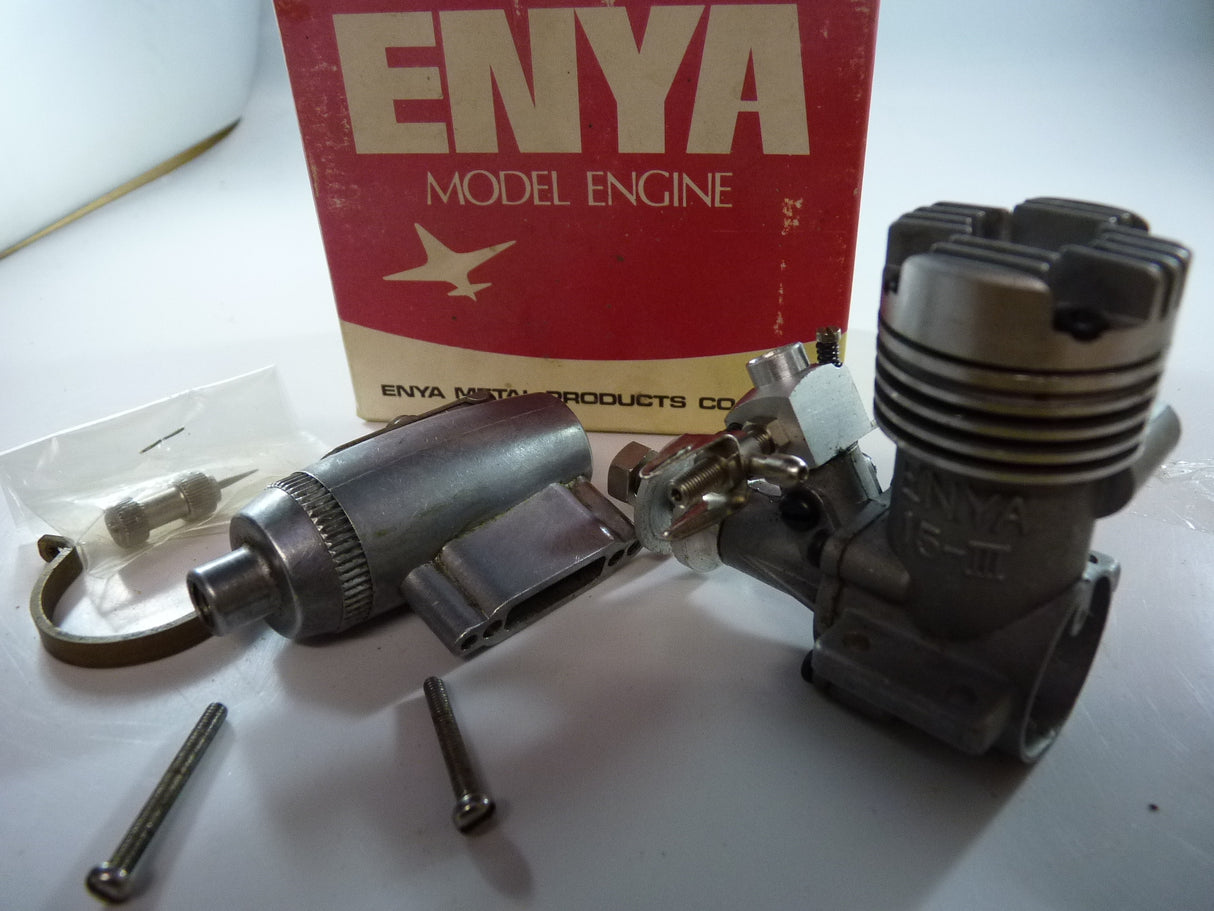Enya .15 III Carb Engine with silencer Model 3303