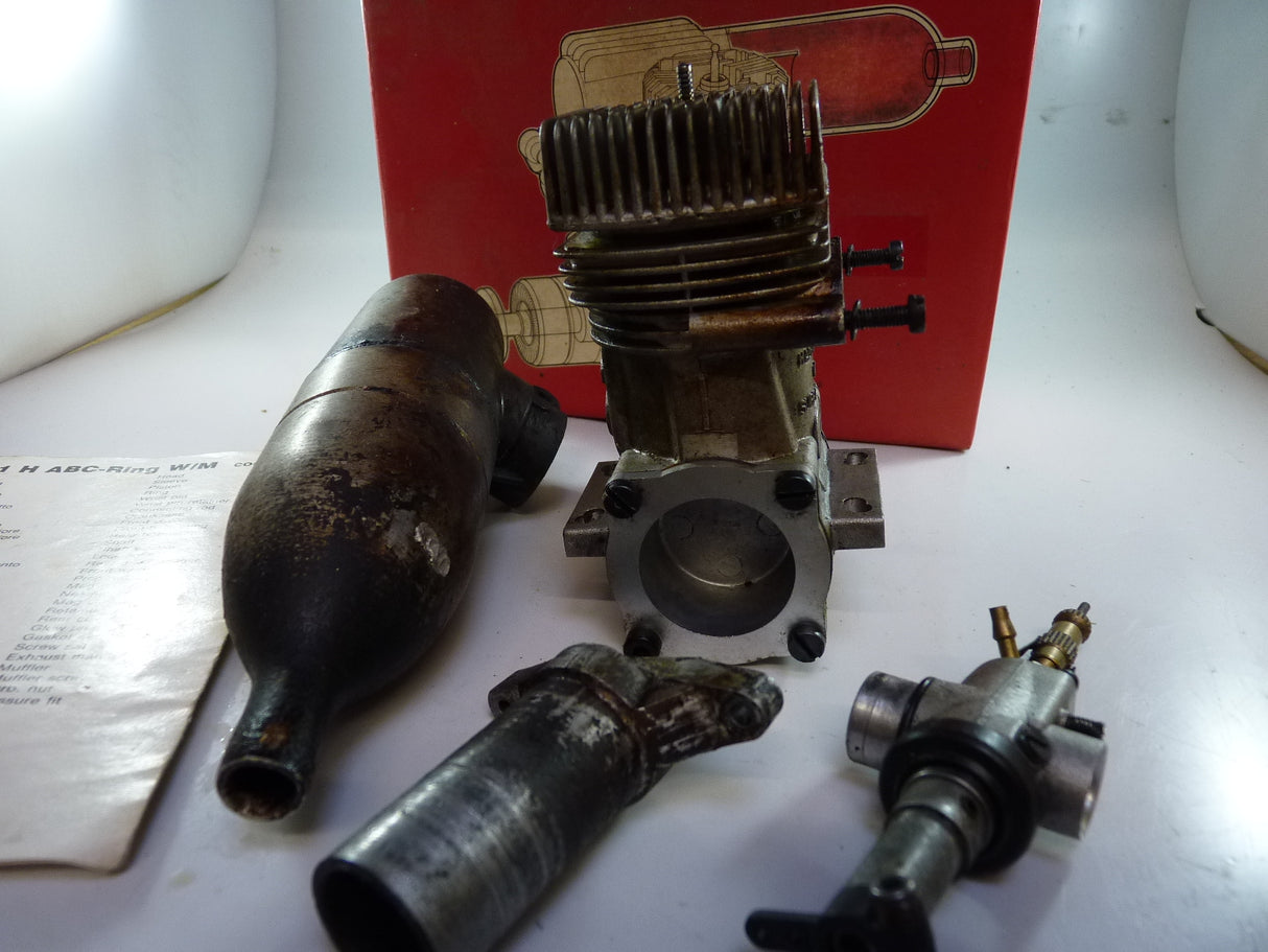 Second Hand Super Tigre S61 Heli ABC Ring wilth muffler