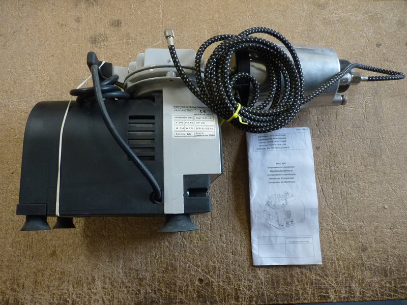 Second Hand MODEL A60 Air Compressor with Holding Tank (When its gone its gone)