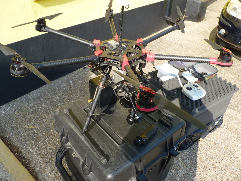 DJI Spreading Wings S900  Zenmuse X5R Camra and Lens in Pelican Case Used