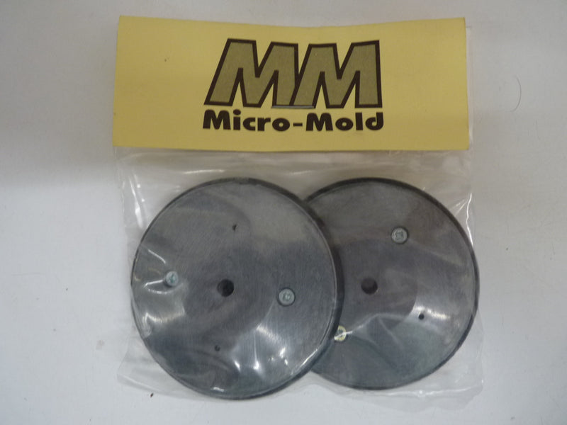 Micro Mold Vintage Profile Racing Wheels Grey (2.5 Inch Hub Dia)  (Box 91)