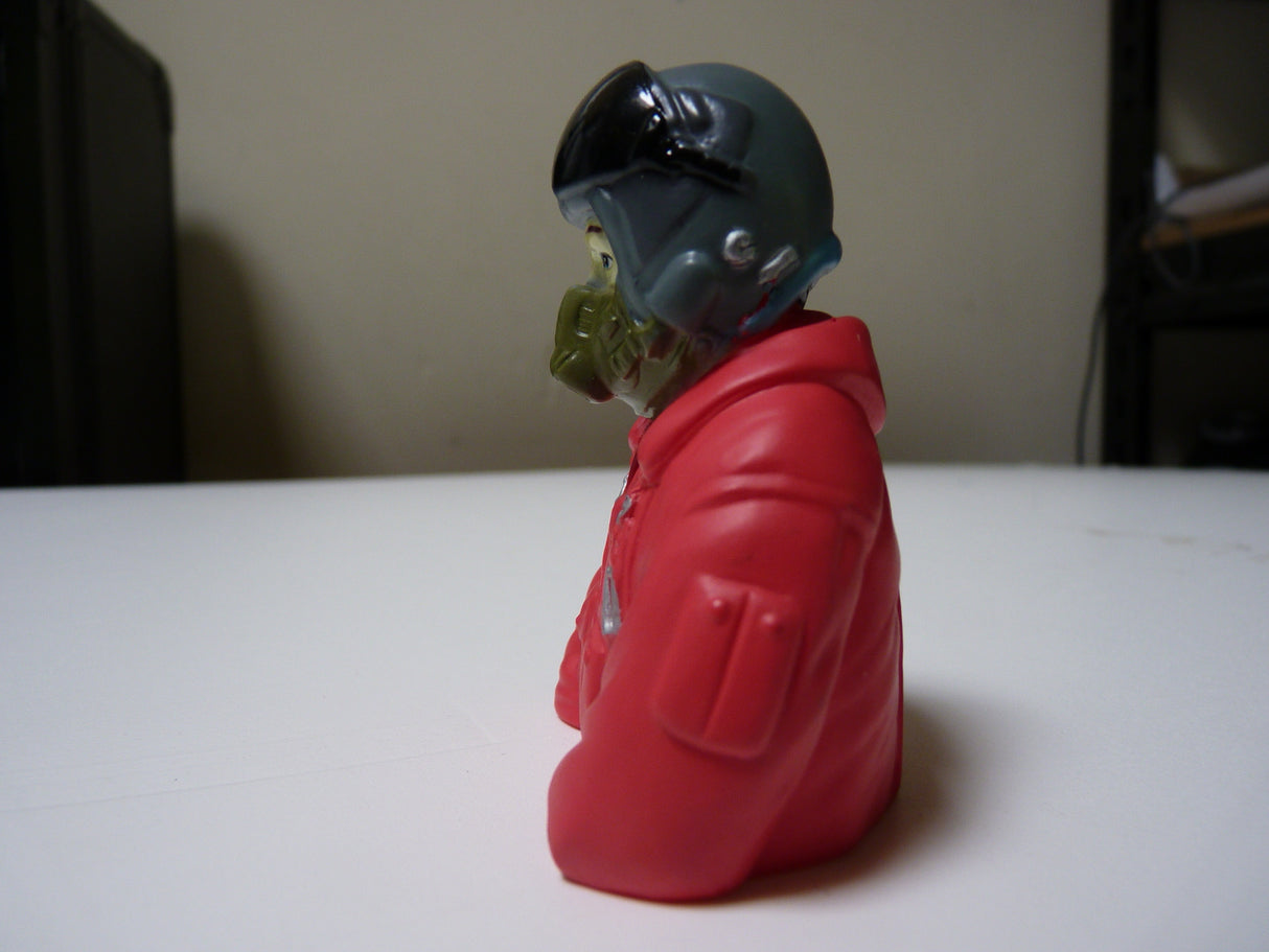 1:7 bust Jet pilots Fully Painted In Orange Suit (No Mask Hose)