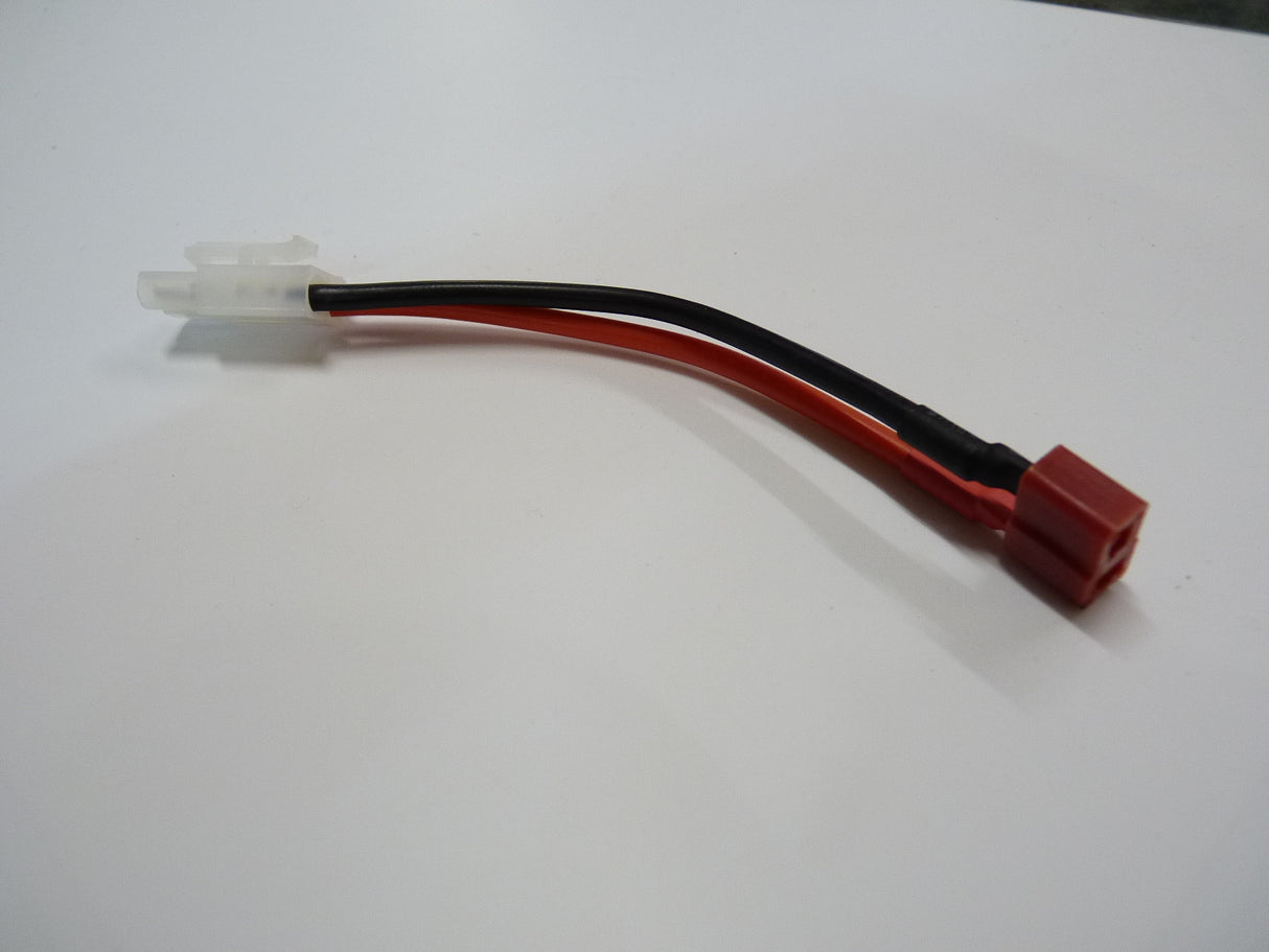 10cm 14AWG wire Tamiya male to T-plug female