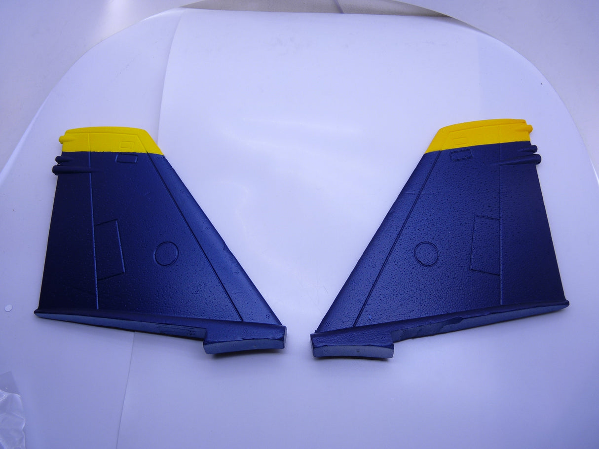 TOP GUN PARK-FLITE F/A18-C HORNET VERTICAL TAIL SET BLUE