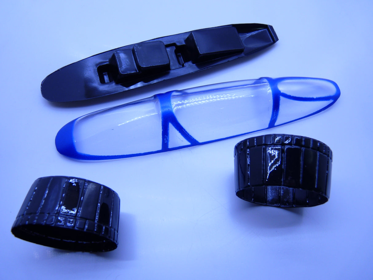 TOP GUN PARK-FLITE F-4E CANOPY PVC PARTS  (BLUE/YELL)