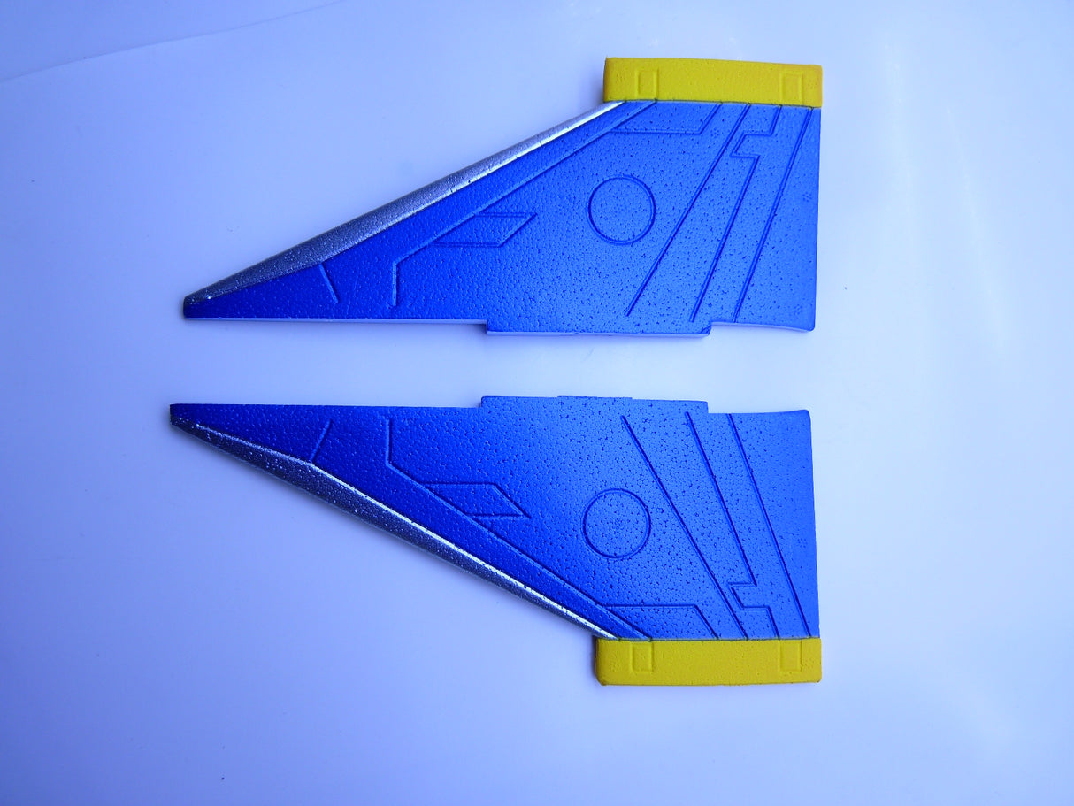 TOP GUN PARK-FLITE F-4E VERTICAL WING SET (BLUE/YELL)