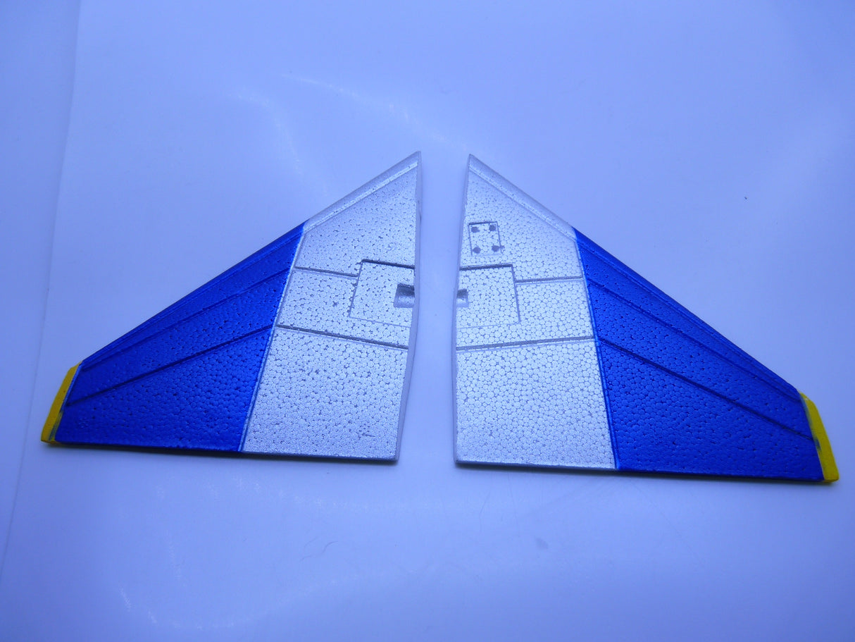 TOP GUN PARK-FLITE F-4E TAIL WING SET  (BLUE/YELL)