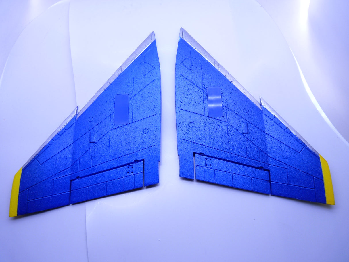 TOP GUN PARK-FLITE F-4E WING SET (BLUE/YELL)