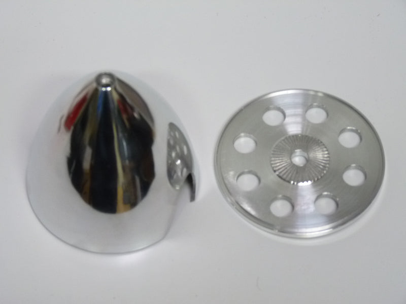 Aluminium spinner with fittings 3.75 Inch Dia