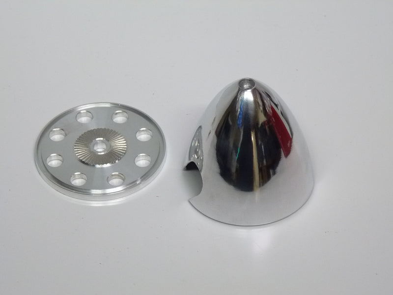 Aluminium spinner with fittings 2.5 Inch Dia