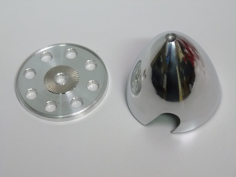 Aluminium spinner with fittings 2.75 Inch Dia