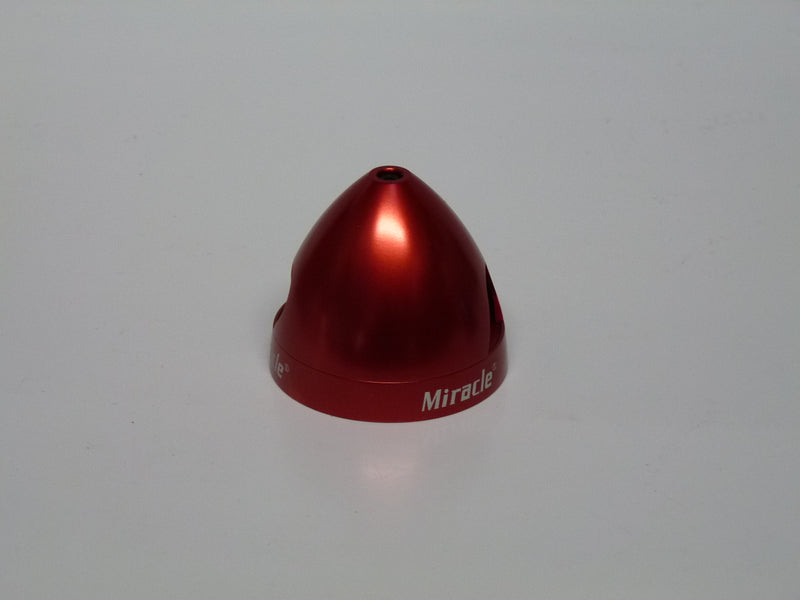 51mm Aluminium Anodised Electric Spinner - Red