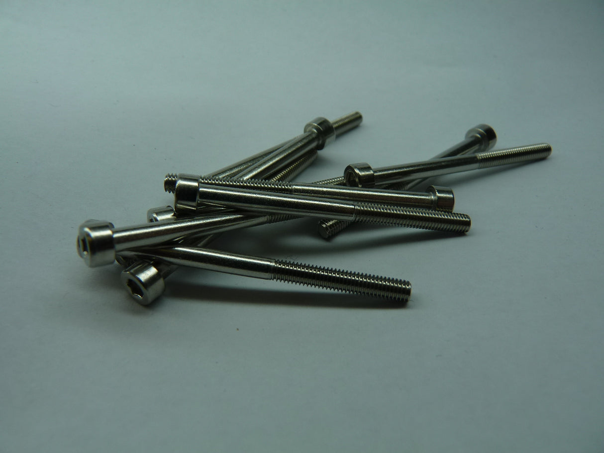 M3 x 40mm pk 10 Allen/Socket Cap Screw Stainless Steel A2 (304) (Din912)