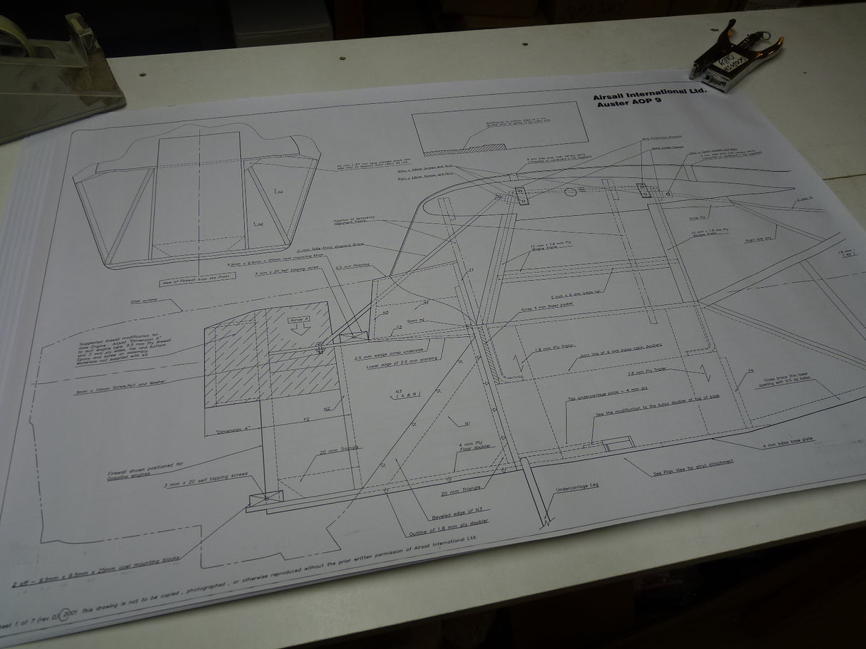 Airsail Piper Tomahawk Spare Plans