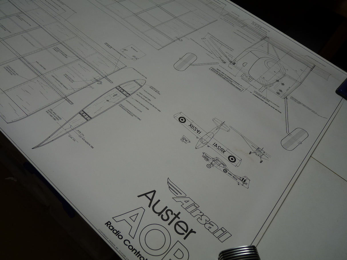 Airsail Auster AOP9 Spare Plans