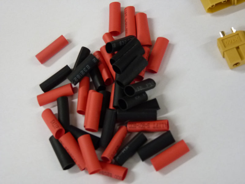 XT60 Connectors 10 pairs with Heat Shrink