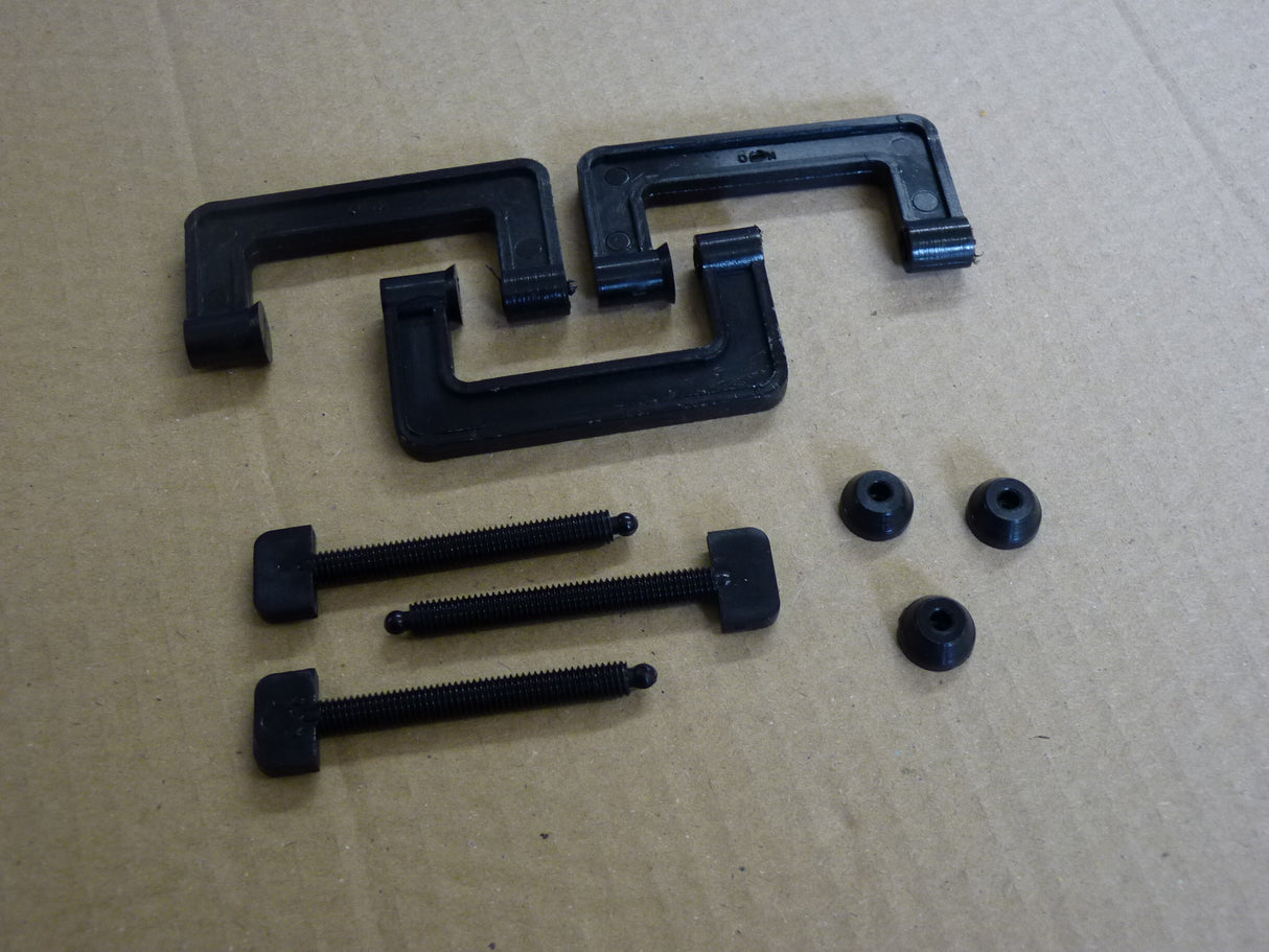 Plastic Hand Clamps - Small - Pack of 3 - Black