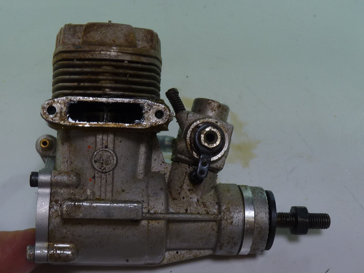 Second Hand engine Glow 2-stroke OS Max FX 46 No silencer (BOX 62)