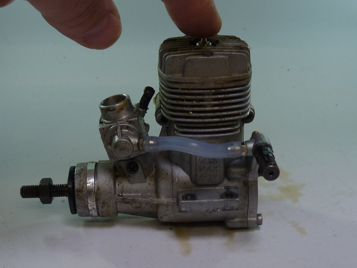 Second Hand engine Glow 2-stroke OS Max FX 46 No silencer (BOX 62)