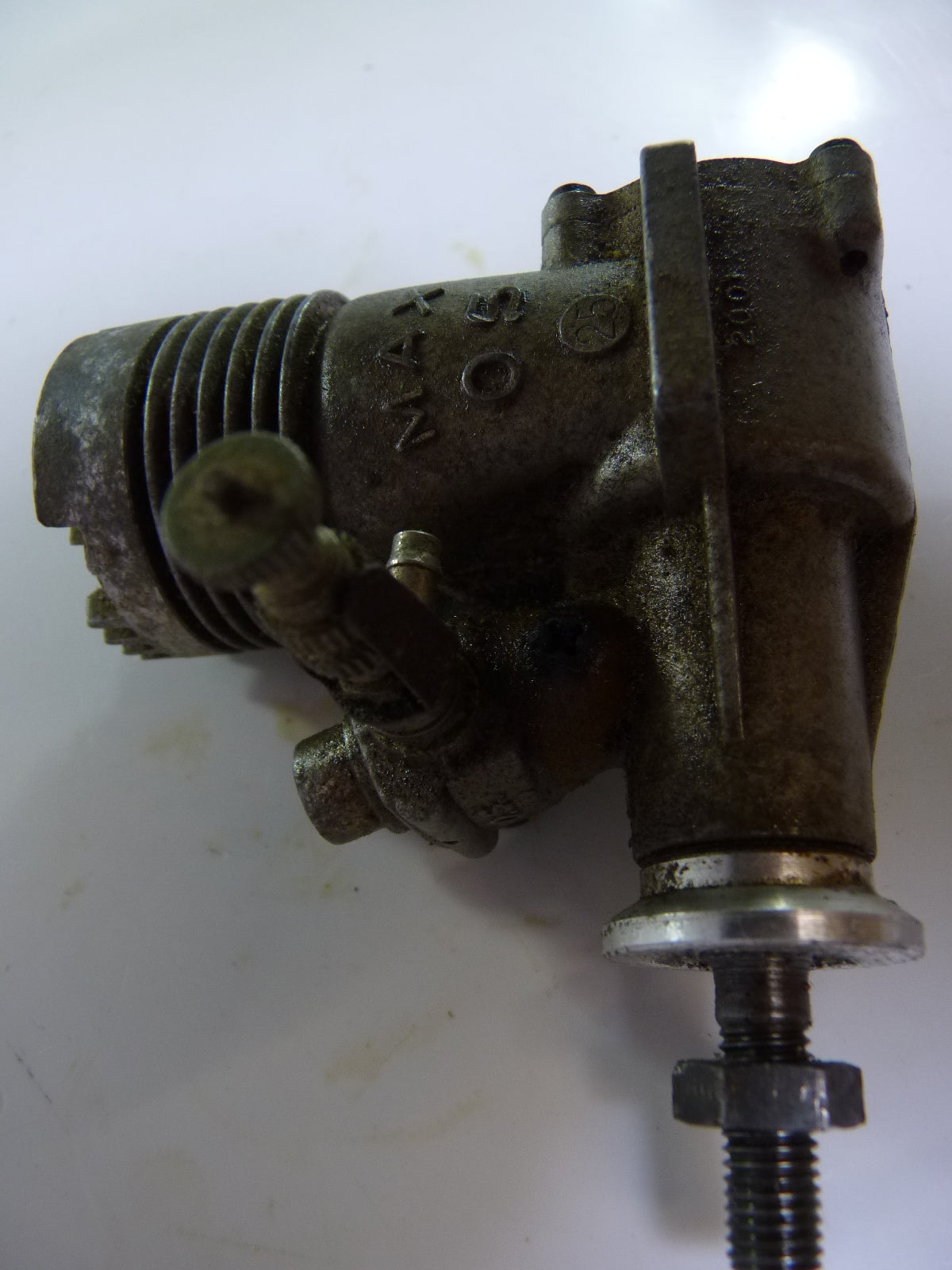 Second Hand engine Glow 2-stroke OS MAX 25 no silencer (Box63)