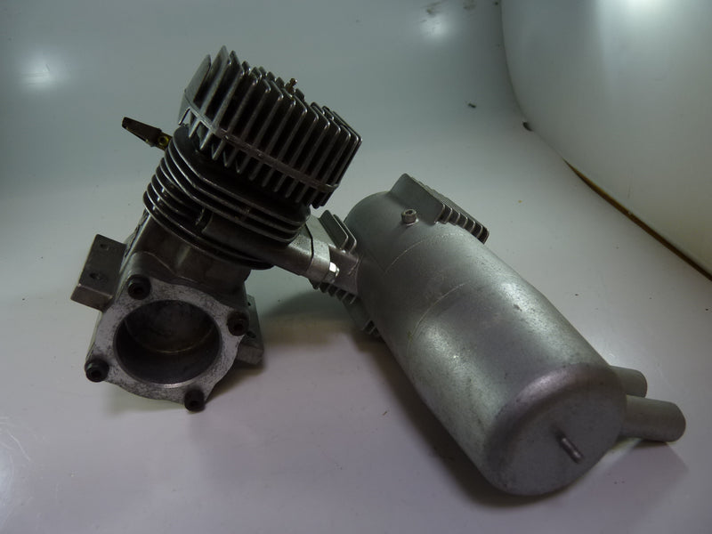 Second Hand engine Glow 2-stroke Siper Tigre 2023 missing needle with silencer(BOX 64)