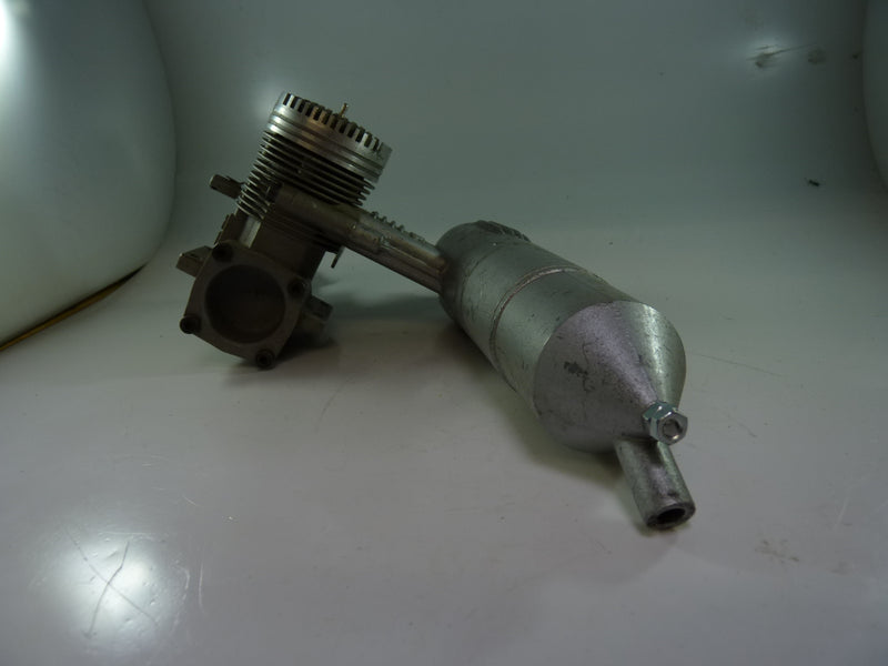 Second Hand engine Glow 2-stroke MDS 78 with silencer(BOX 64)