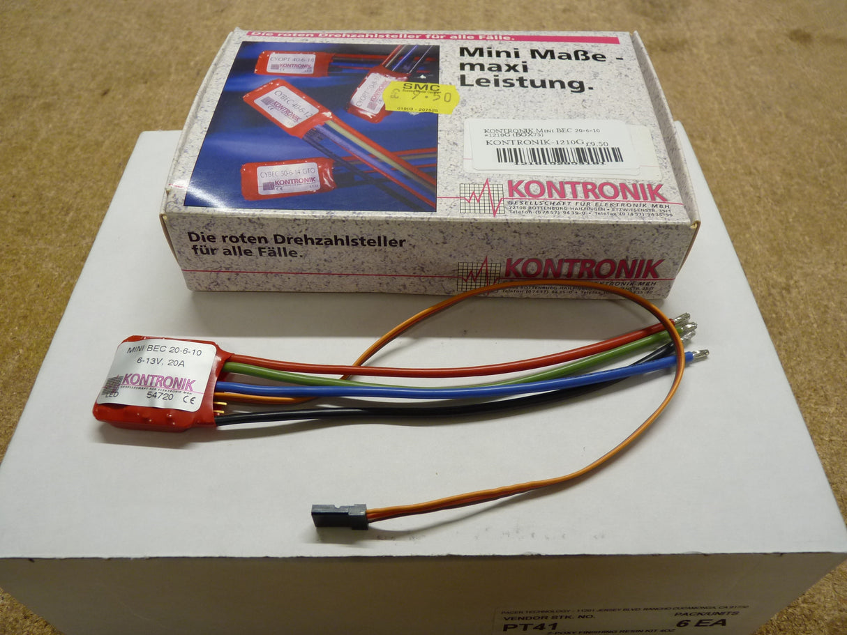 KONTRONIK Mini BEC 20 anmp brushed ESC -6-10 #1210G